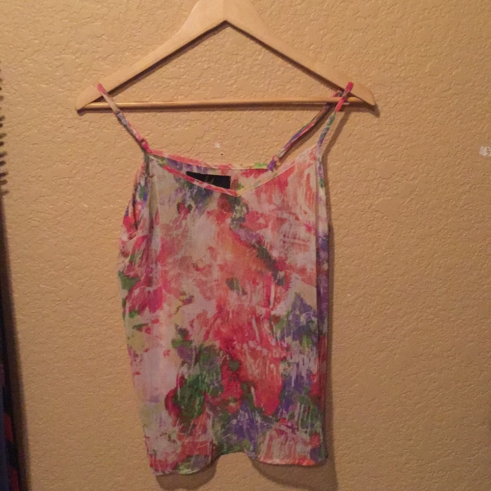 Tropical Print Tank